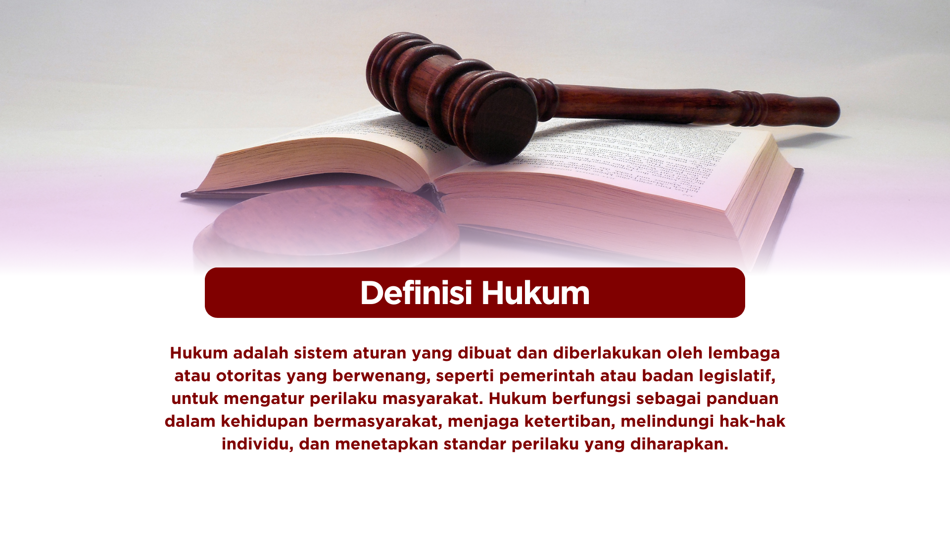 Definisi Istilah Hukum Peraturan Perundang-undangan